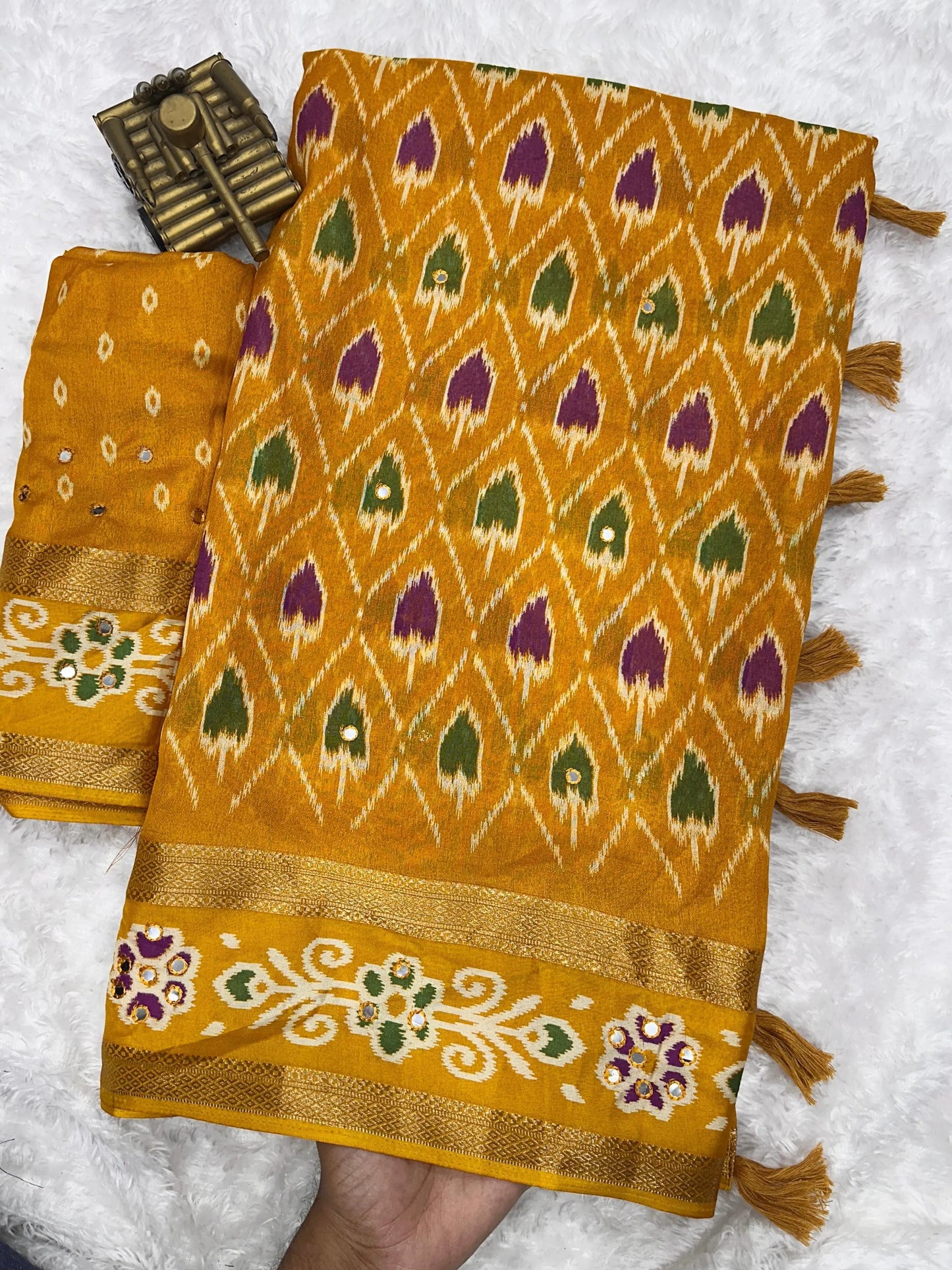 RAJWADI STYLE PRINT IN SAREE - FASHION BY RADHYA 