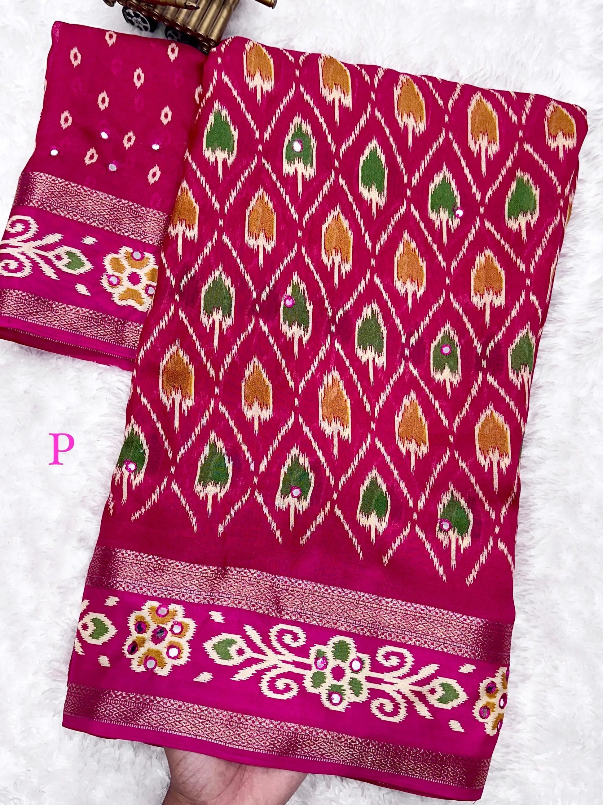 RAJWADI STYLE PRINT IN SAREE - FASHION BY RADHYA 